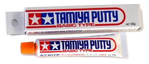 Tamiya 87053 , Tamiya Putty Basic Type Gray, 32 g (Универсальная шпатлёвка Серая, 32 г)